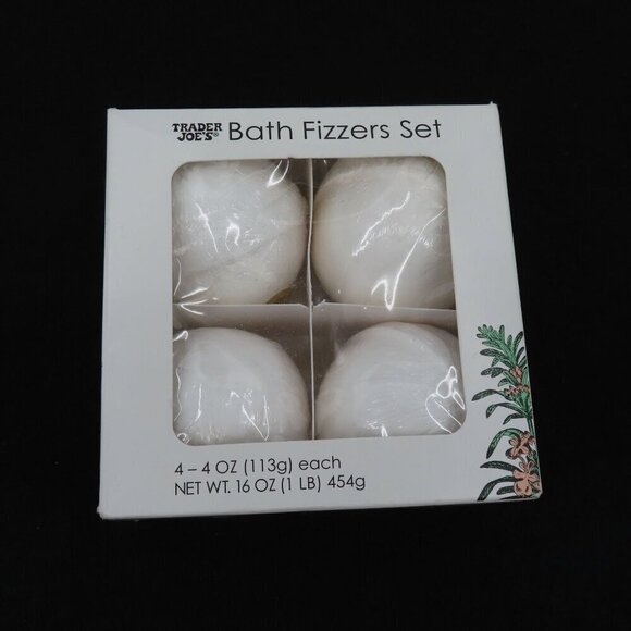 Trader Joes Bath Fizzers Floral Fantasy Sweet Pea Apple Rosemary Rose Petal NEW - Picture 8 of 8